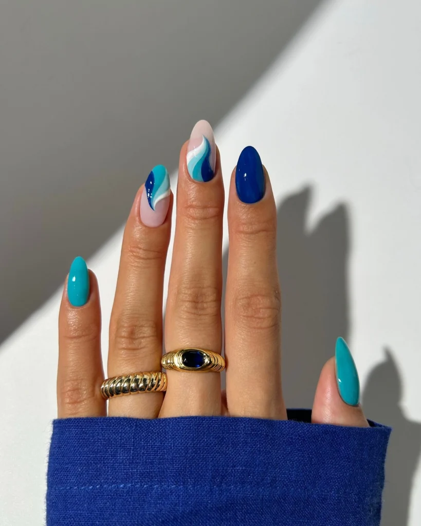 22 Blue Nails Design Ideas You Need to Try for a Chic Manicure 13 Loading...
