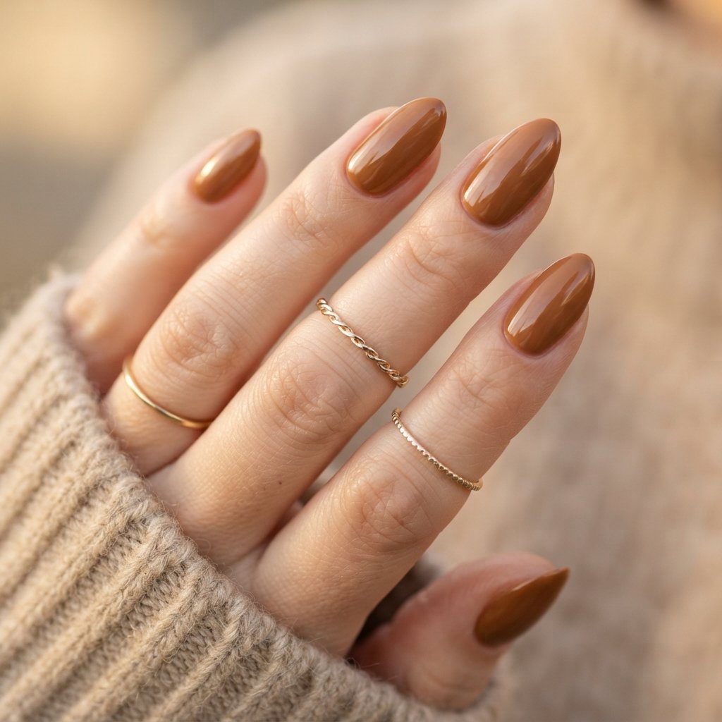 Caramel Brown Finish