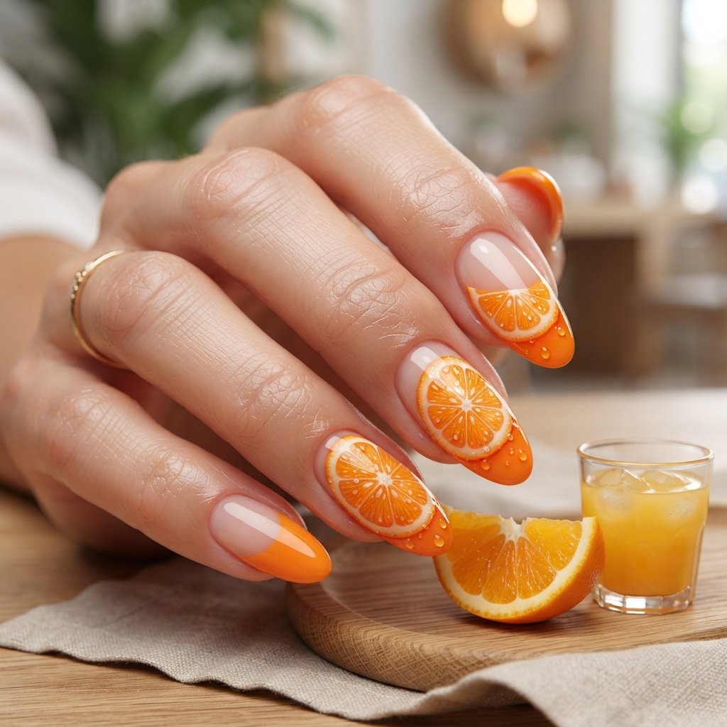 Citrus Half Moon Design