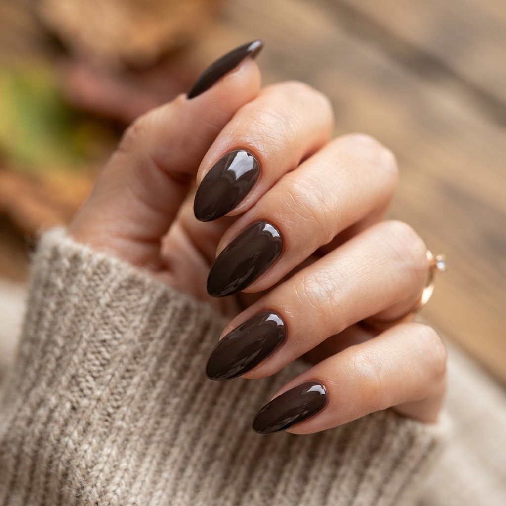  Dark Truffle Nails