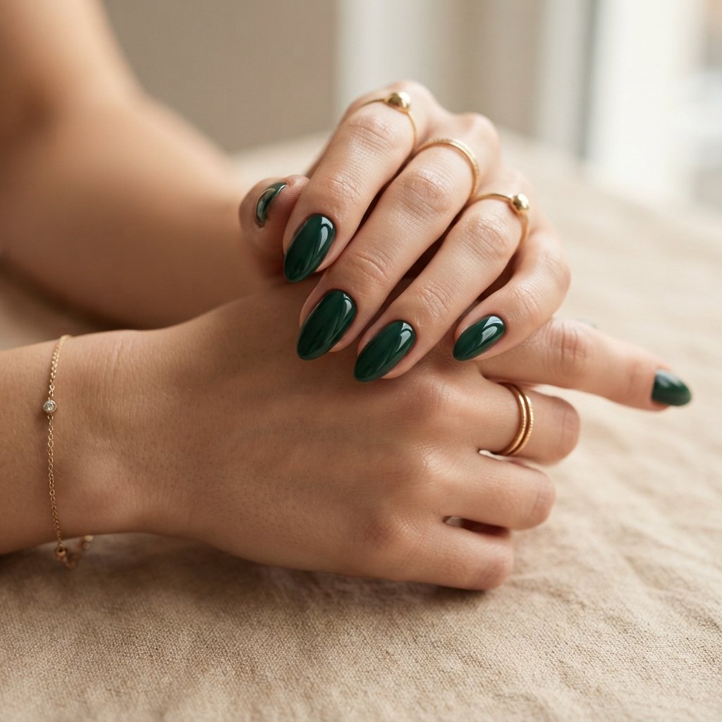 Deep Green Almond Style