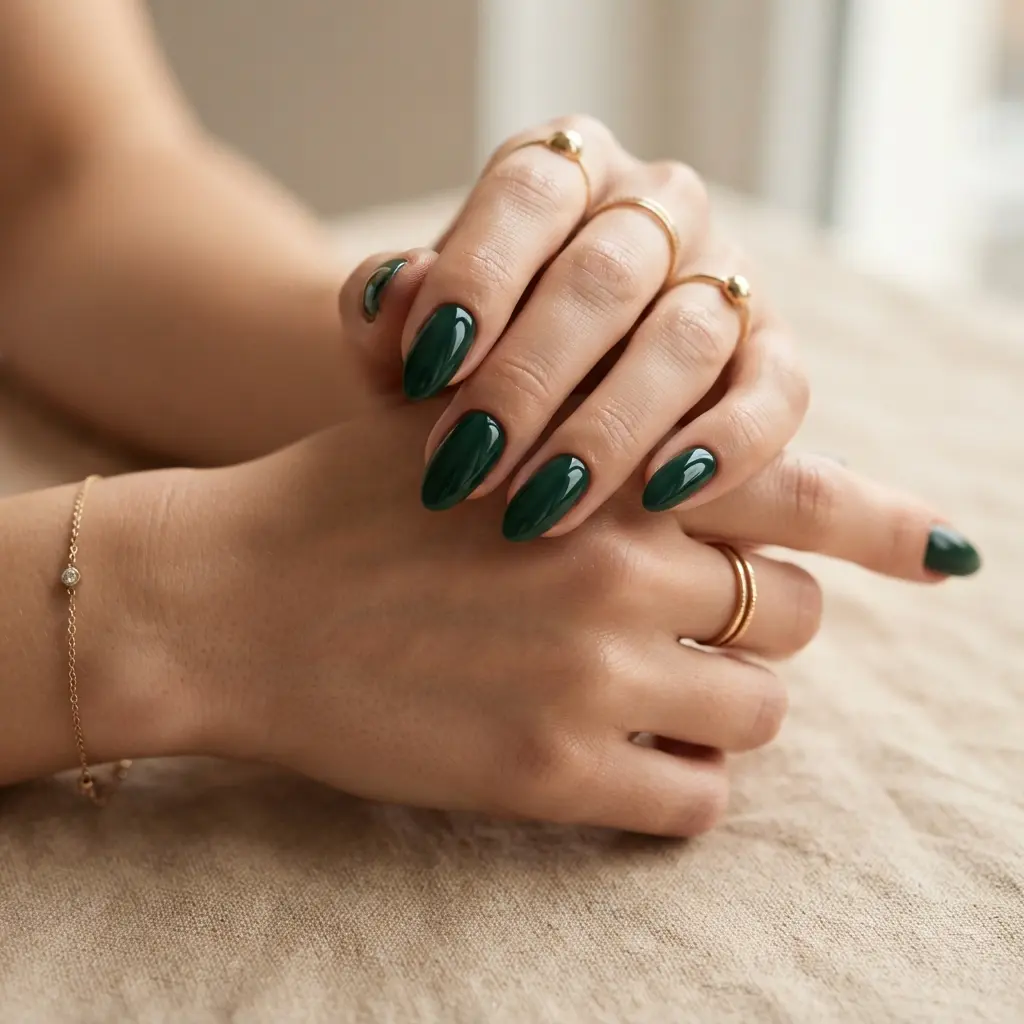 Deep Green Almond Style