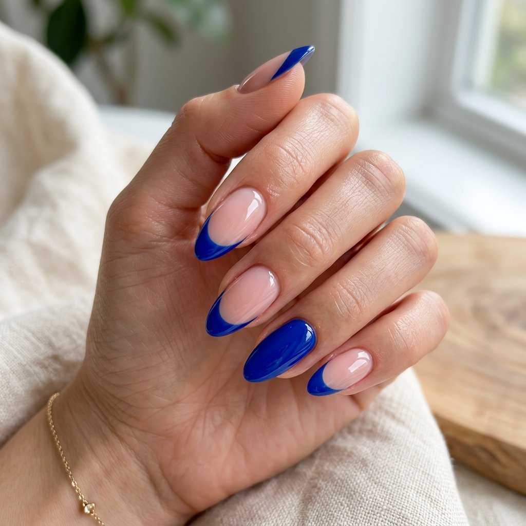 20 Blue Nails 2026 Trends You’ll Want to Copy This Year 20 Cobalt Blue French Nails