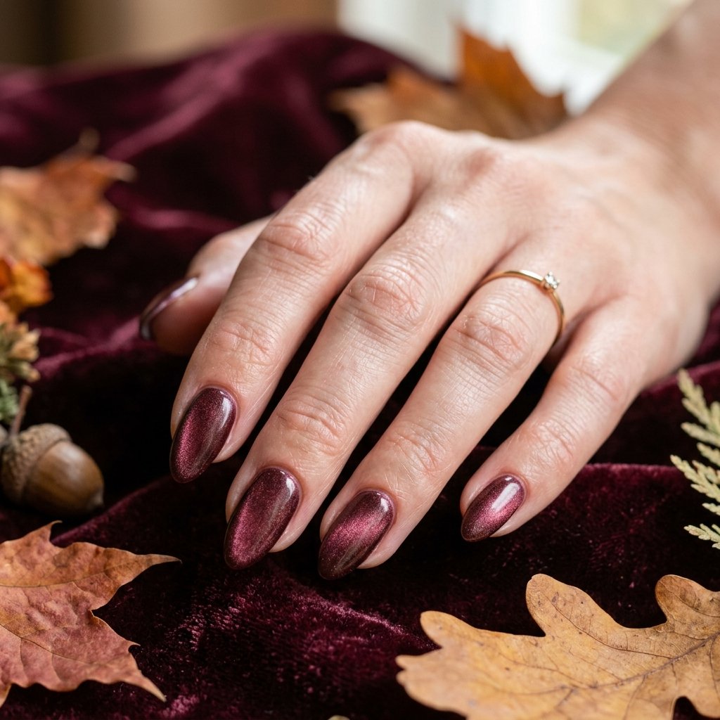 20 Fall Nail Trends Everyone Will Be Copying This Season 8 Velvet Effect Nails