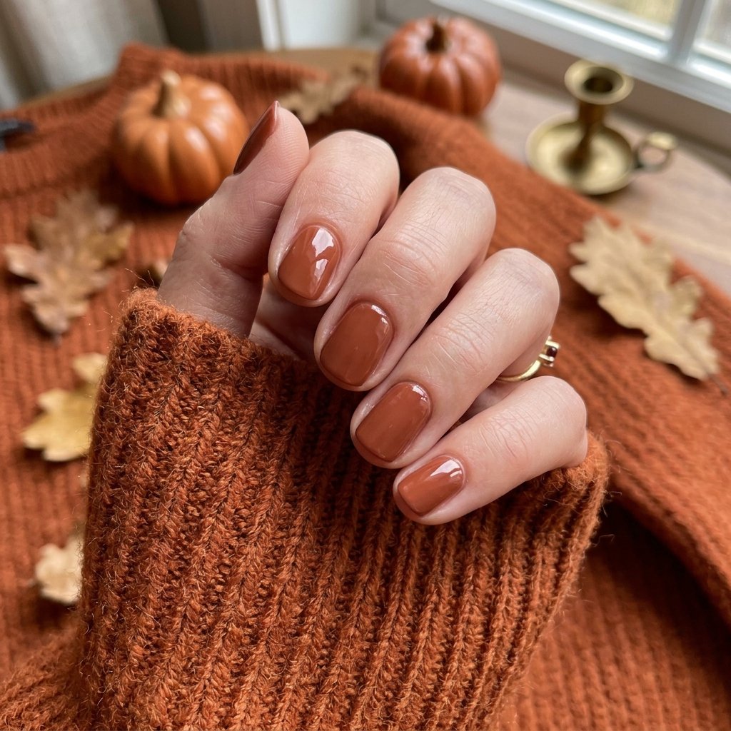 20 Fall Nail Trends Everyone Will Be Copying This Season 18 Short Glossy Nails
