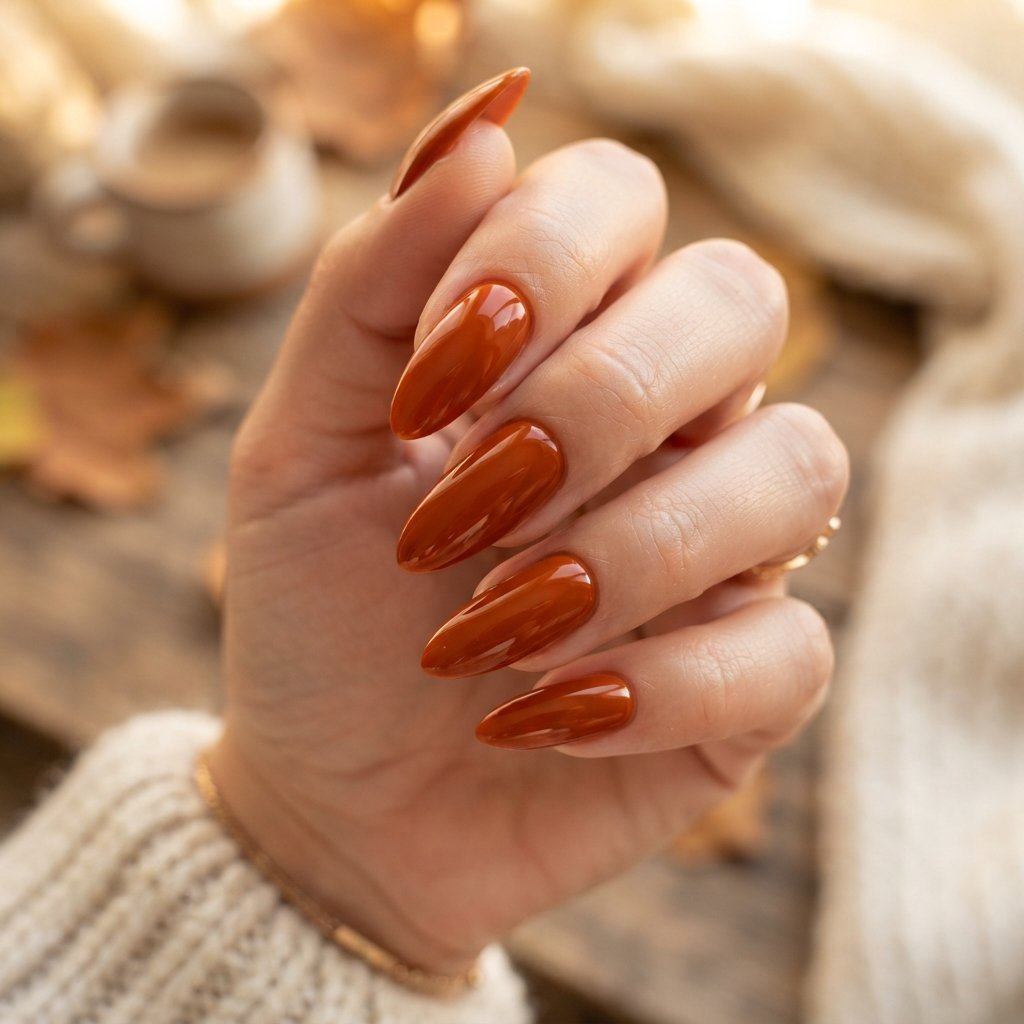  Glossy Burnt Orange Acrylic