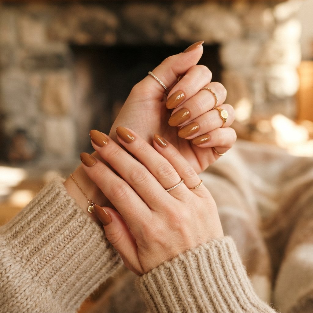 Caramel Nails