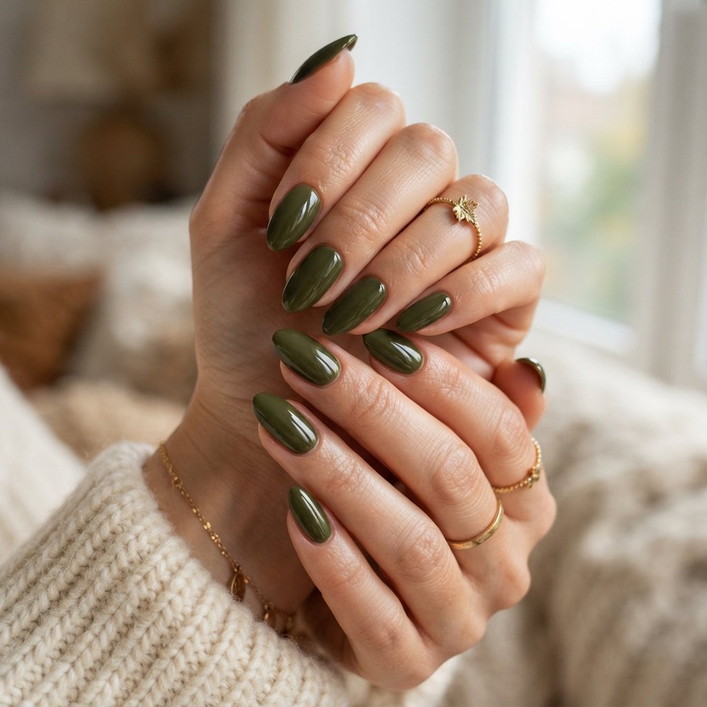 Olive Green Shine