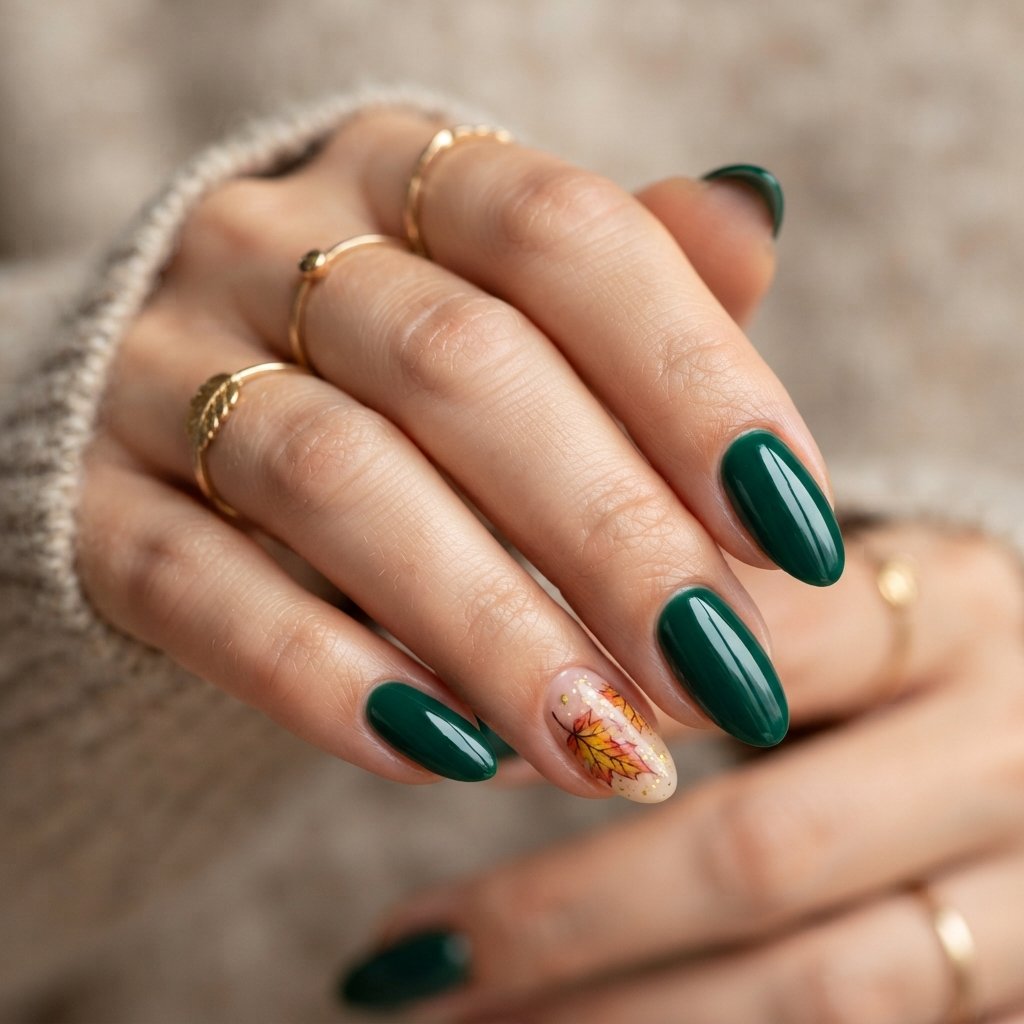  Green Leaf Accent