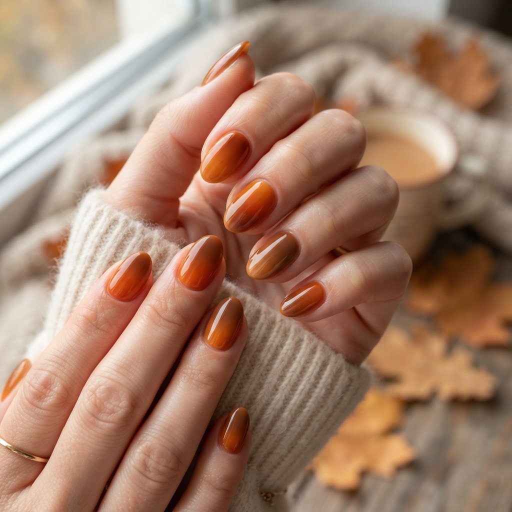 Soft Maple Inspired Nails
