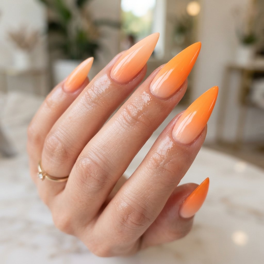  Orange Ombre Fade