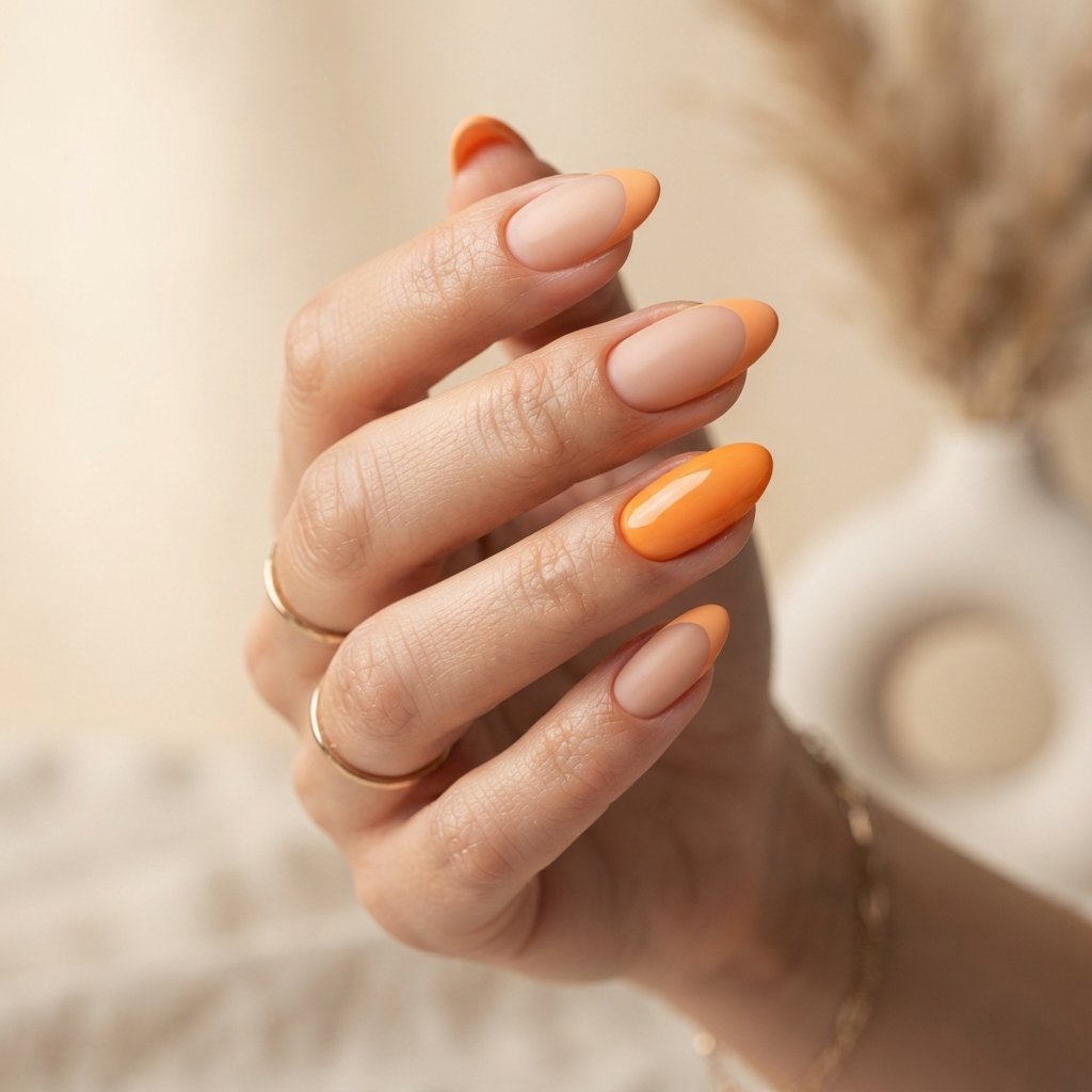  Matte Orange Tips