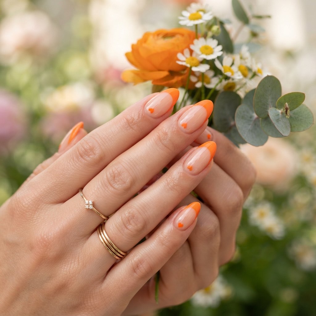 Orange Heart Tips