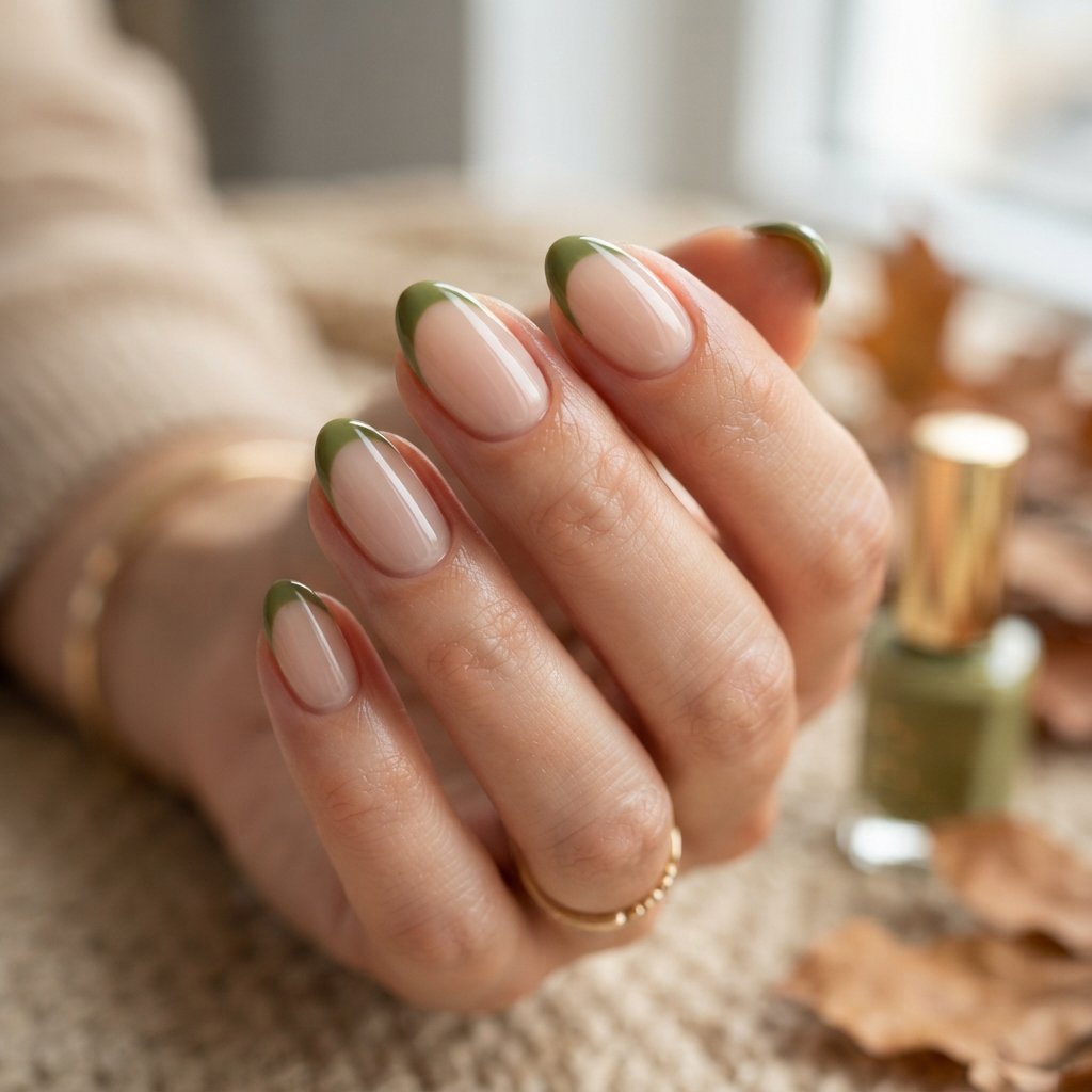  Olive French Tips