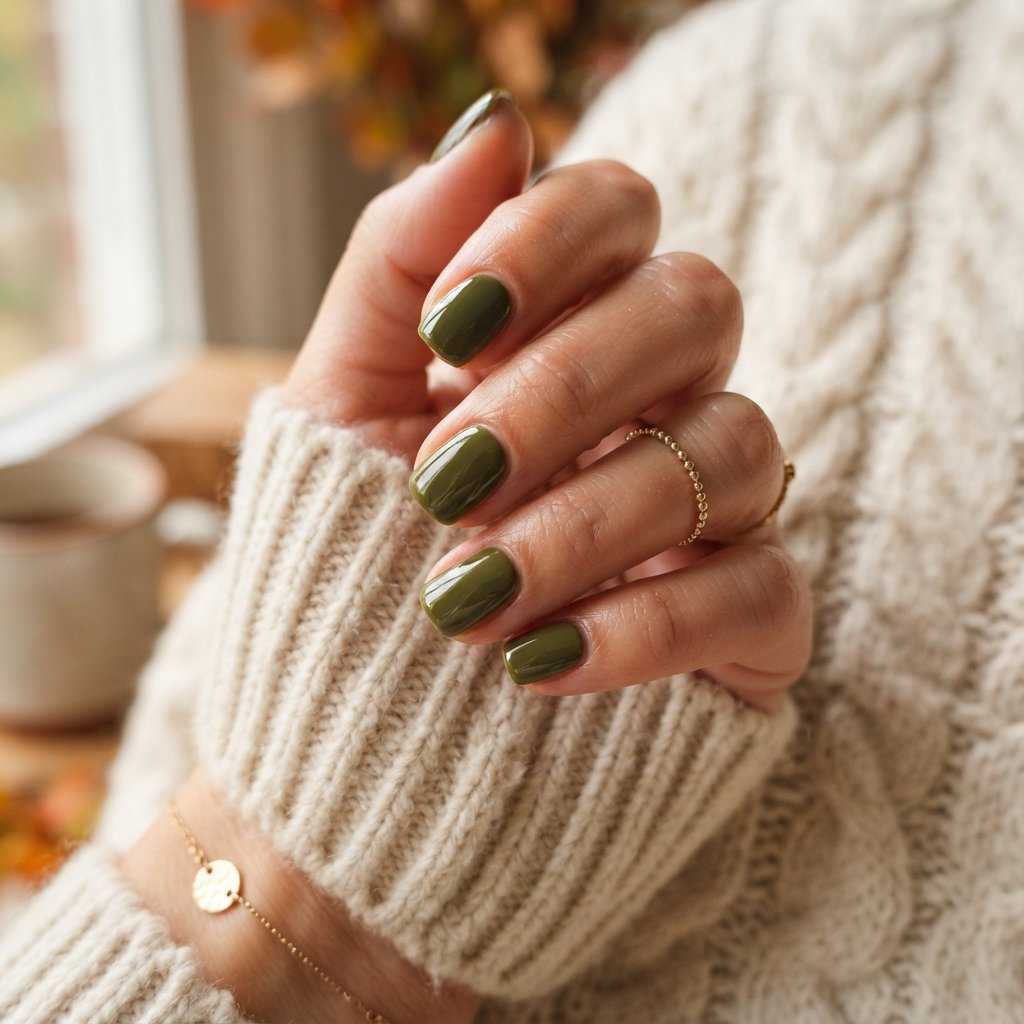  Olive Green Shine