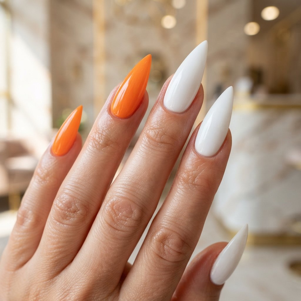  Orange and White Contrast