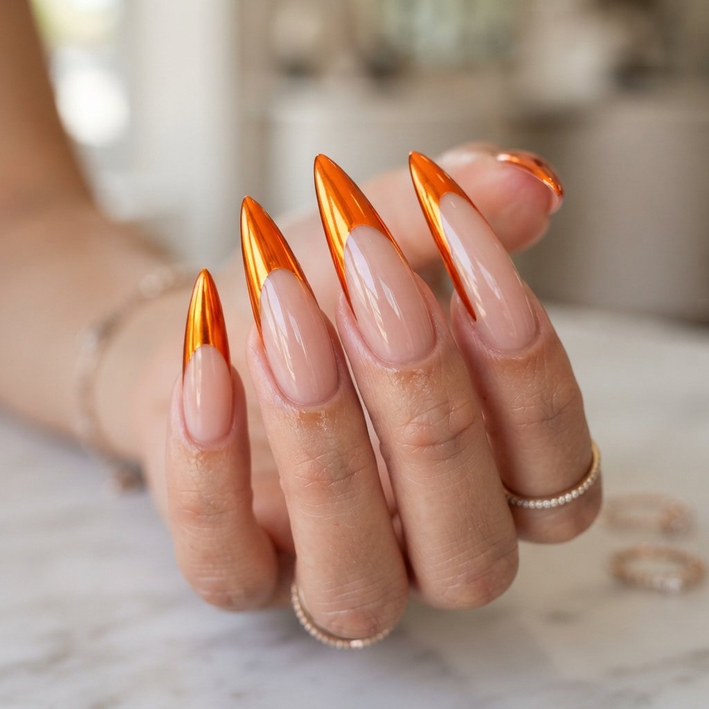  Orange Chrome French