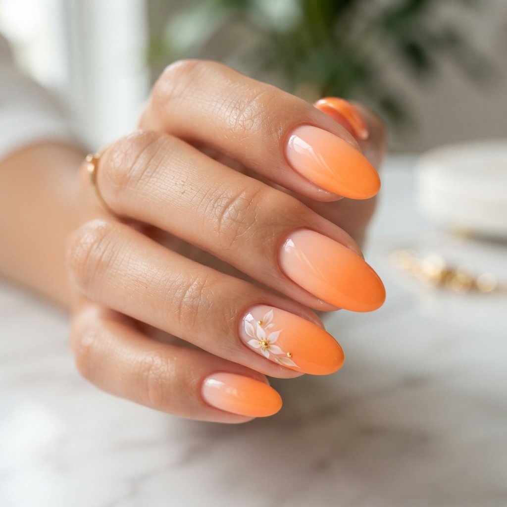  Soft Peach and Orange Mix