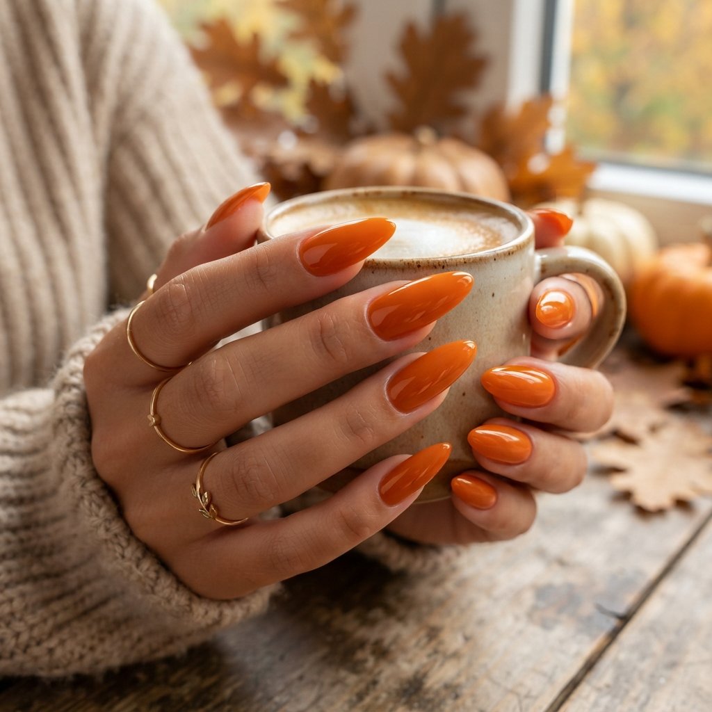  Pumpkin Orange Acrylic