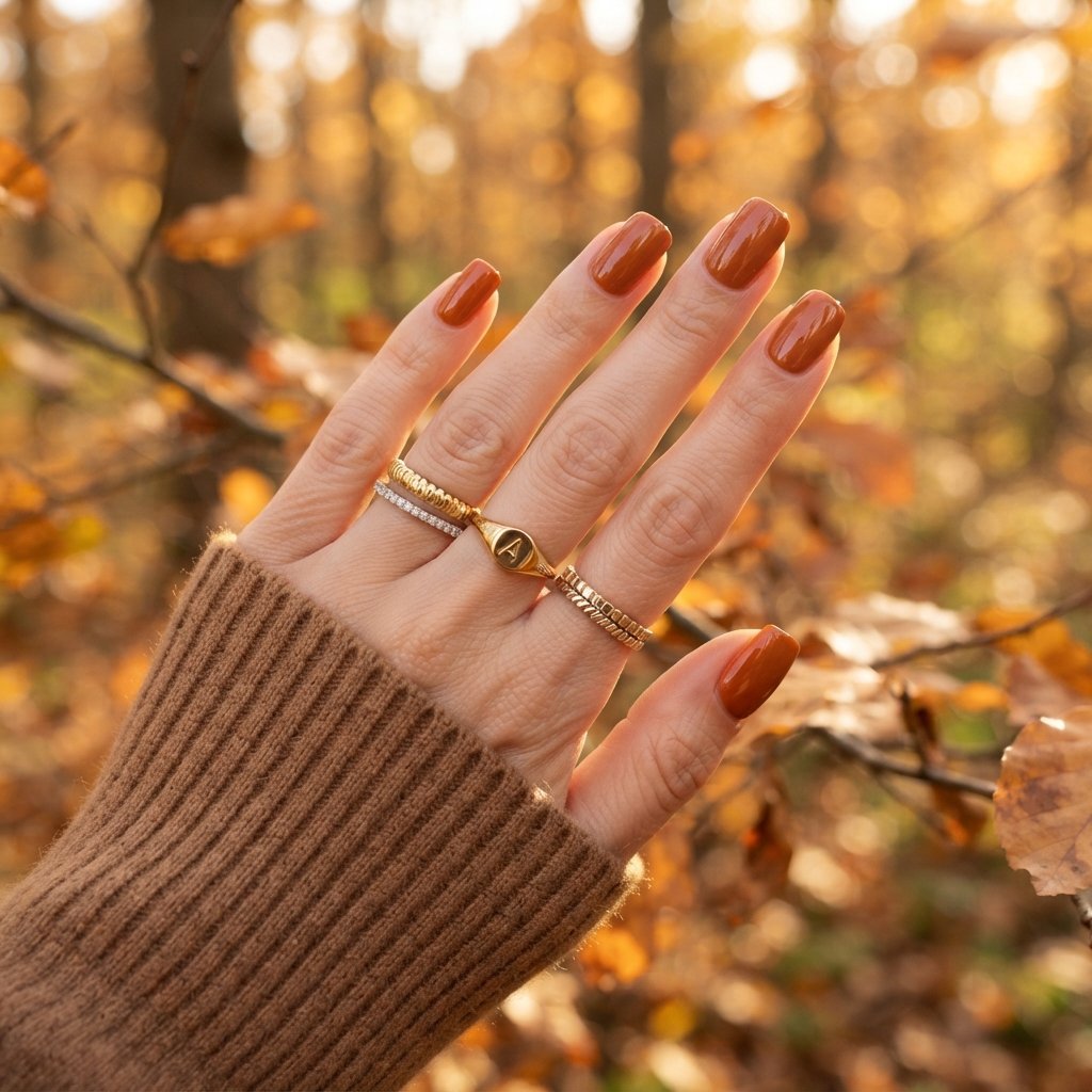 Rust Square Nails