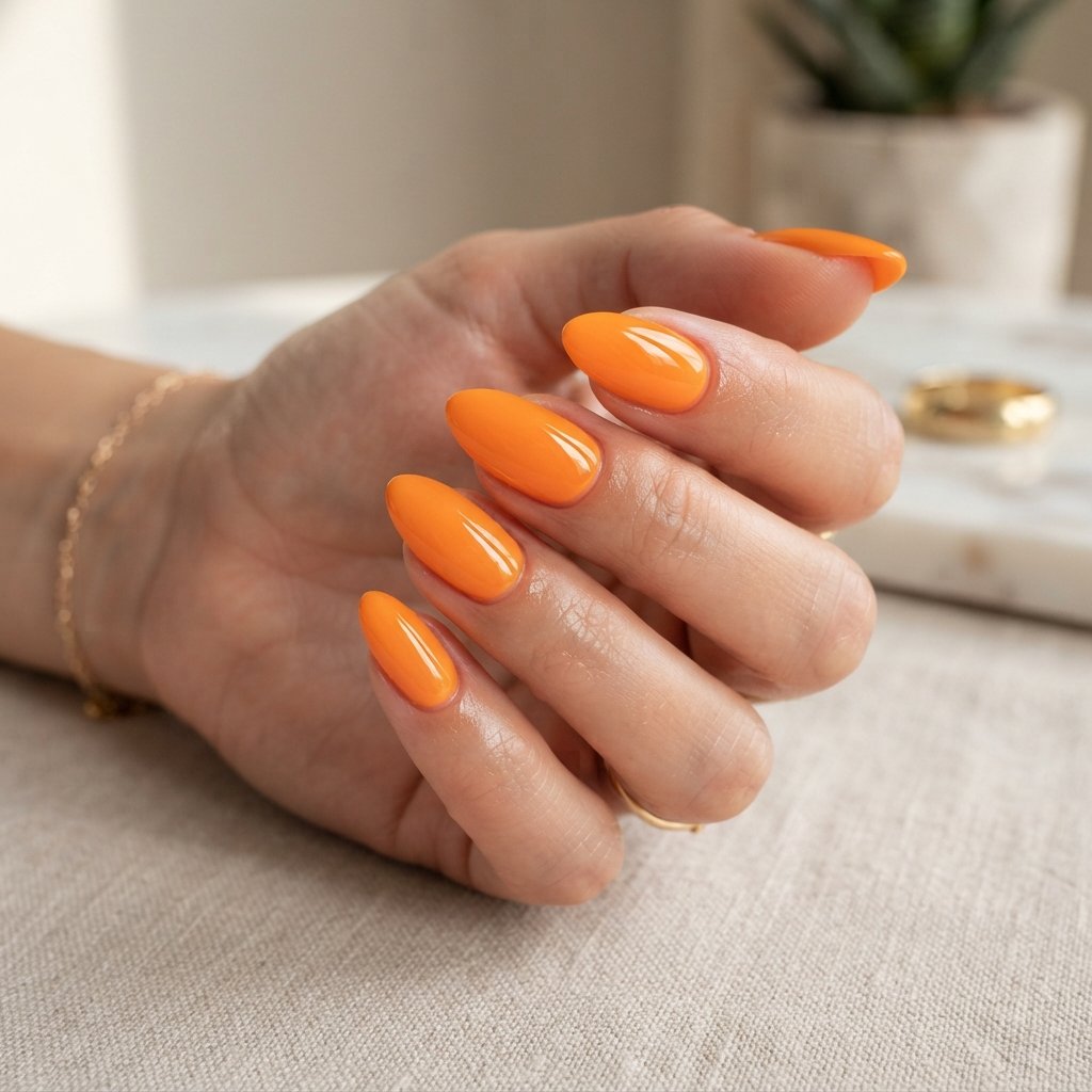  Bright Tangerine Polish