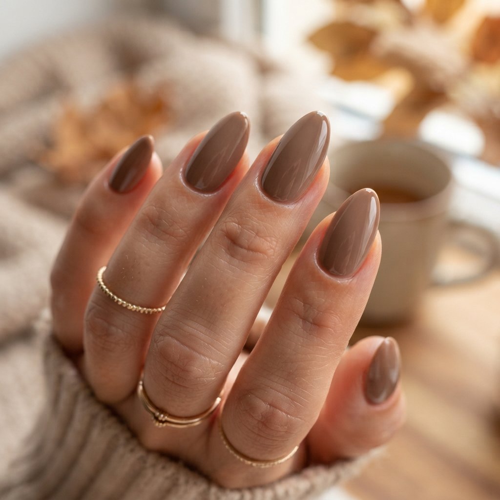  Taupe Brown Nails