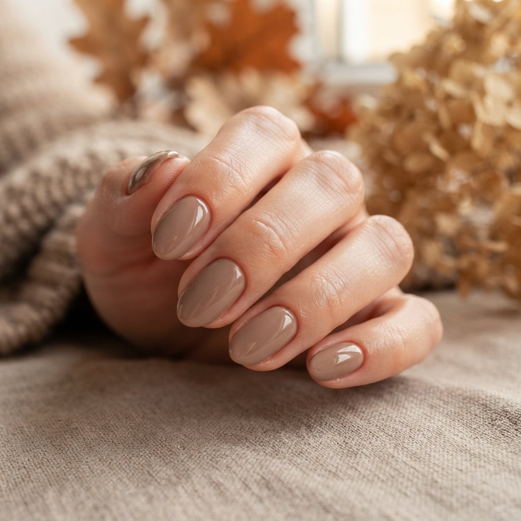  Warm Taupe Nails