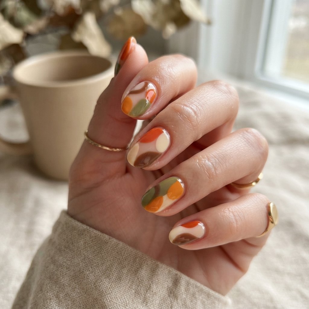Abstract Fall Color Blocks