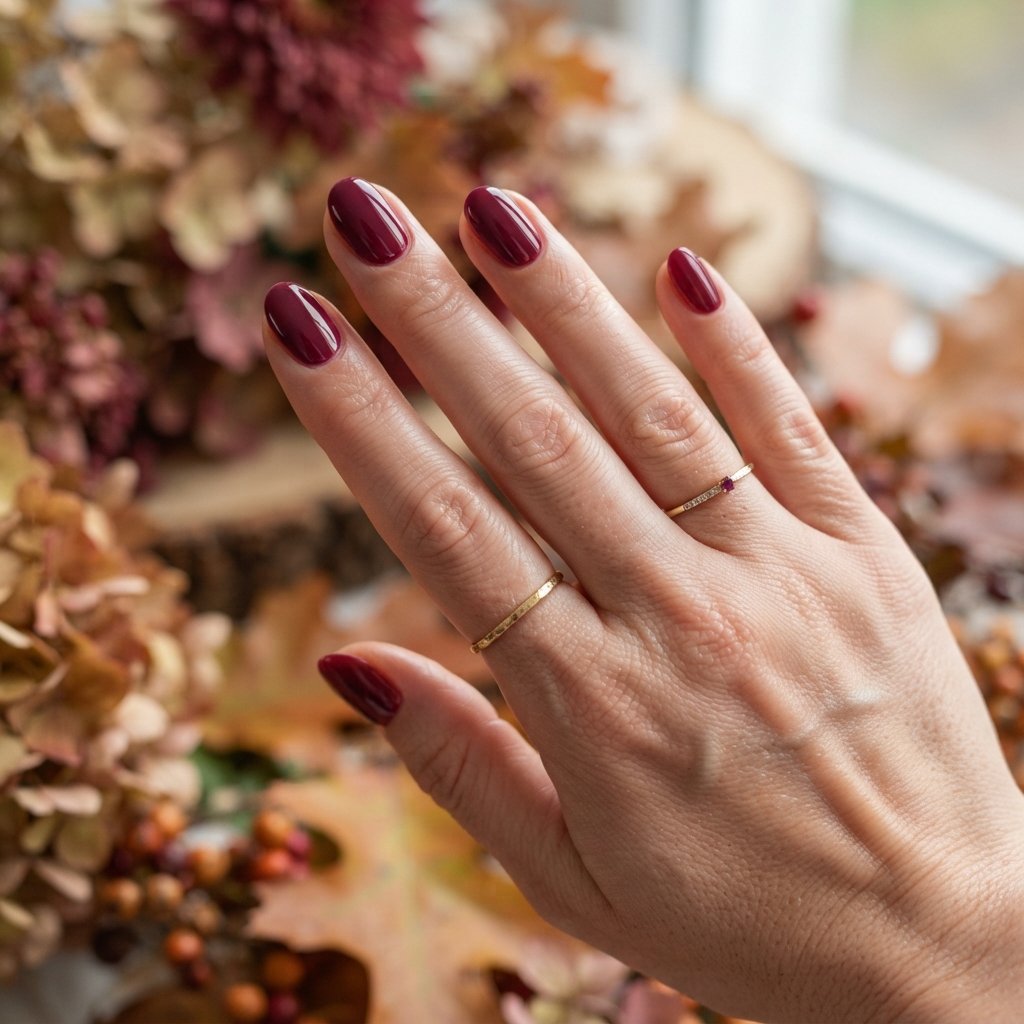 23 Burgundy Fall Nail Designs That Never Go Out of Style 15 Berry Burgundy Nails