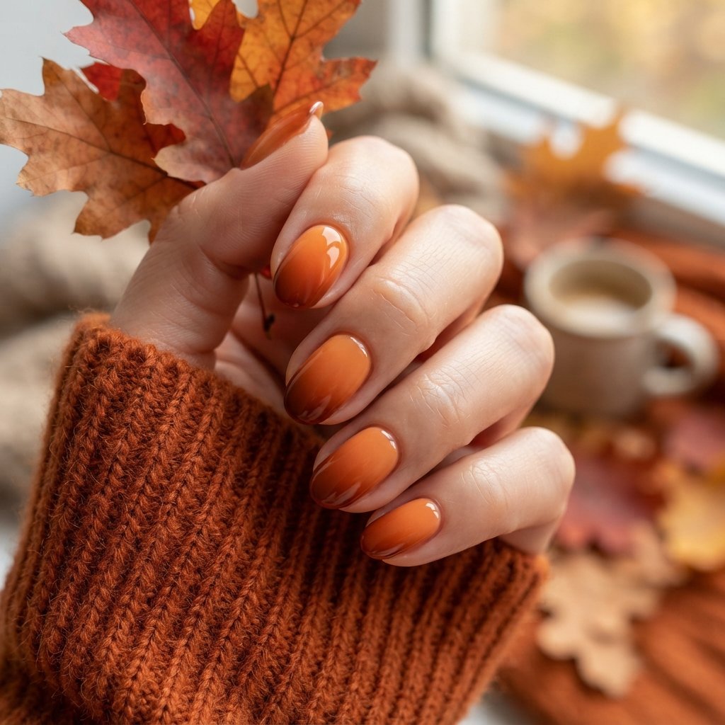  Burnt Orange Ombre