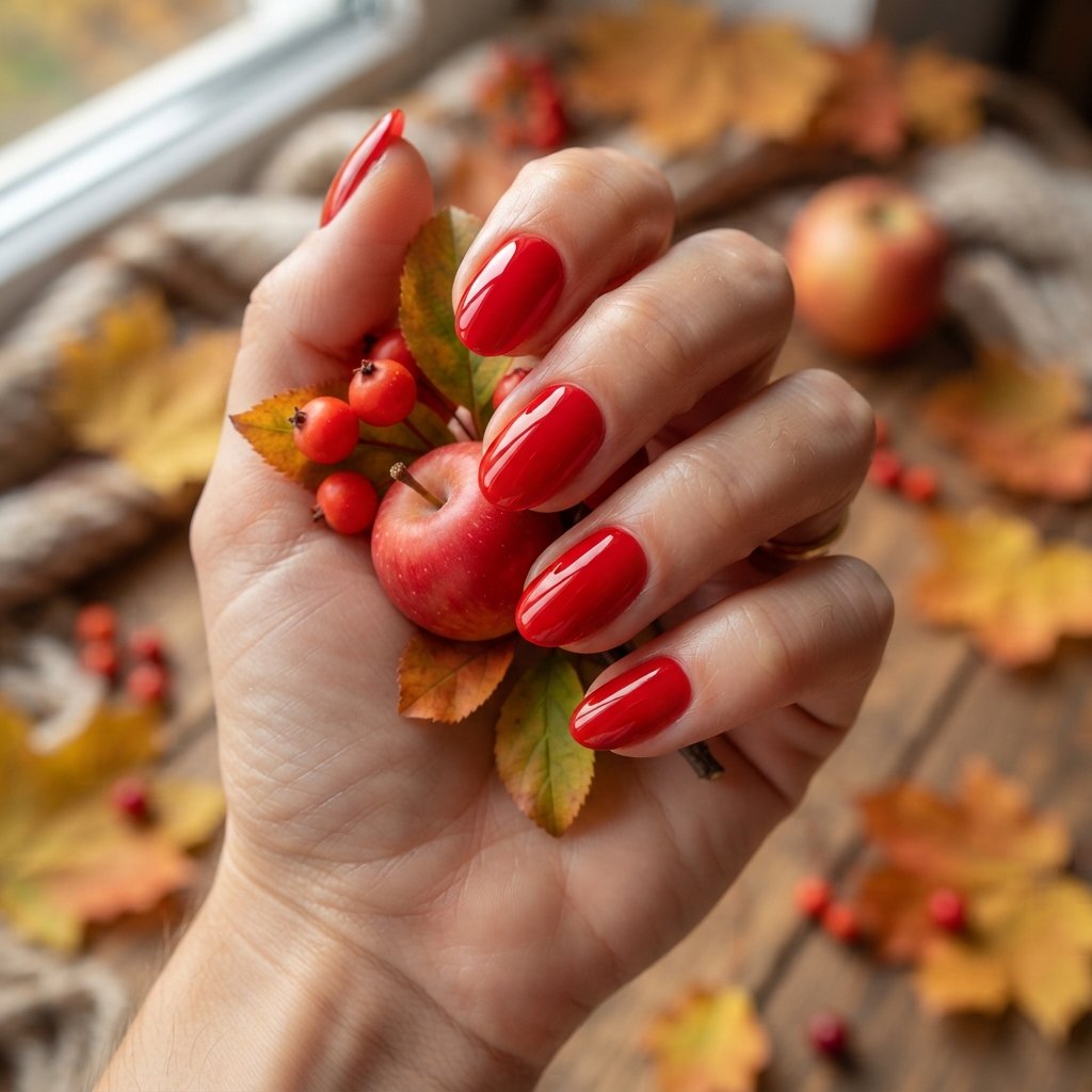 Candy Apple Red Nails