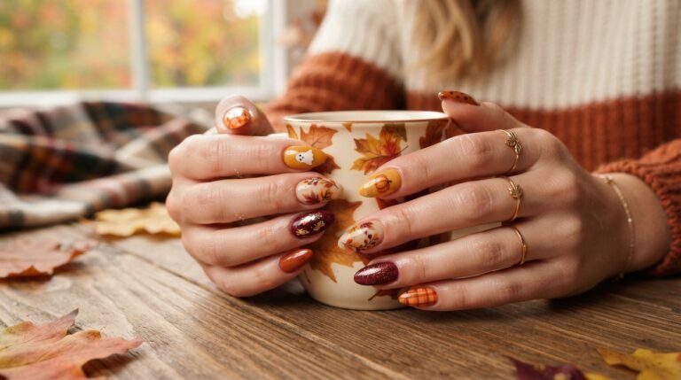 Cute fall nail designs