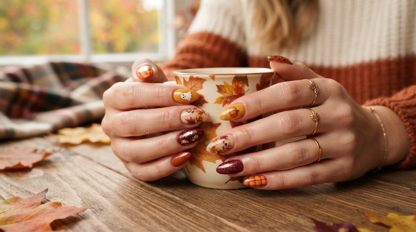Cute fall nail designs