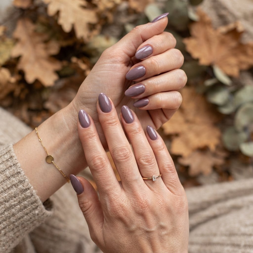  Dusty Purple Nails