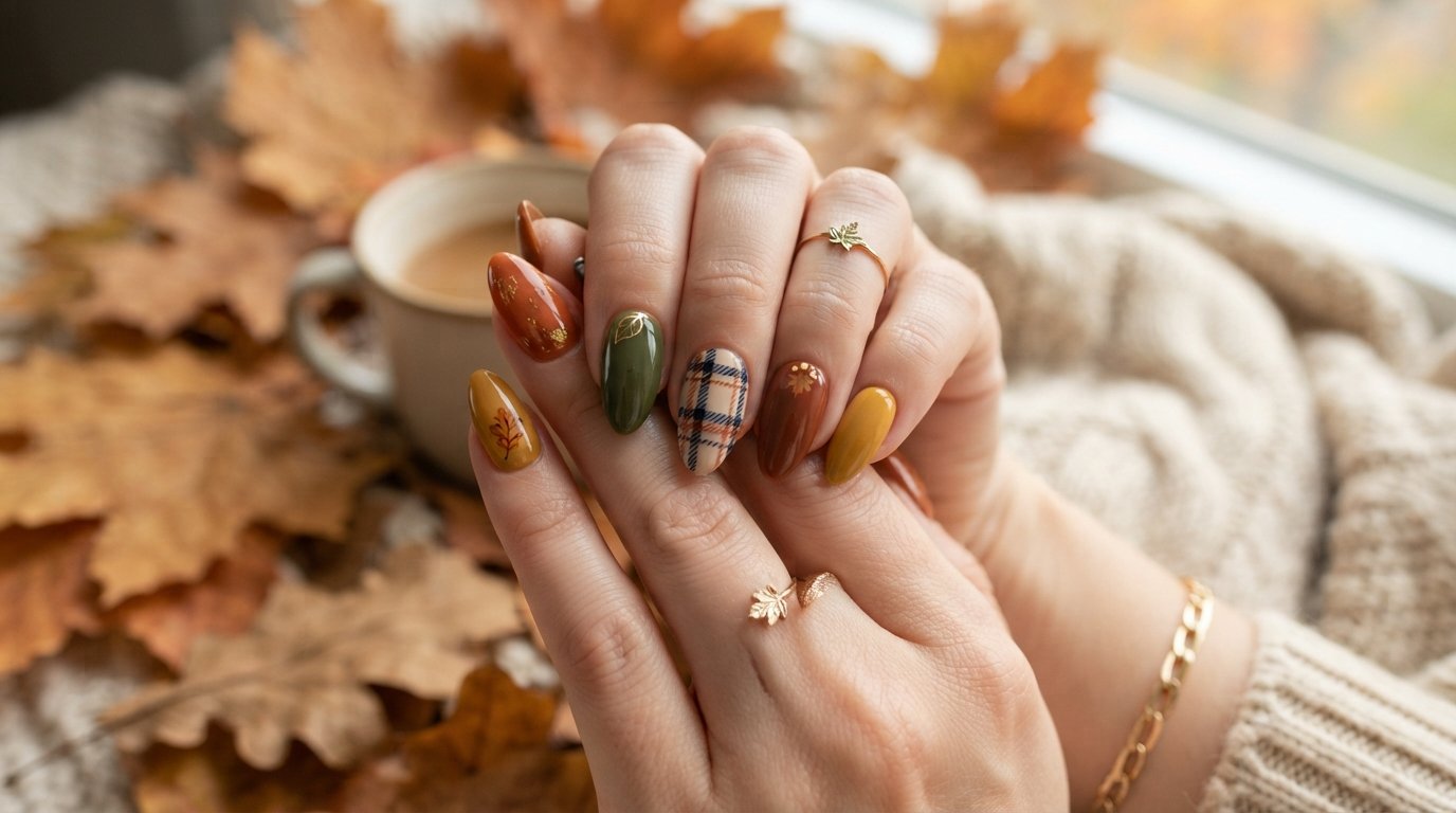 Early fall nail designs