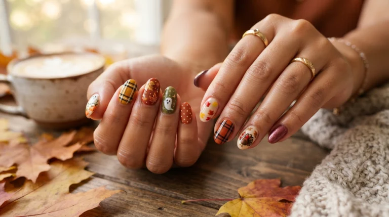 Fun fall nail designs