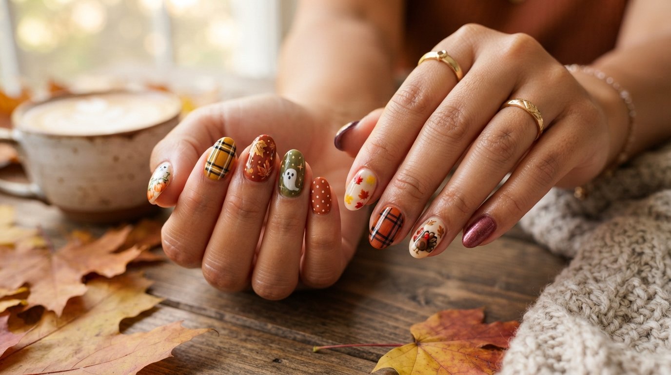 Fun fall nail designs