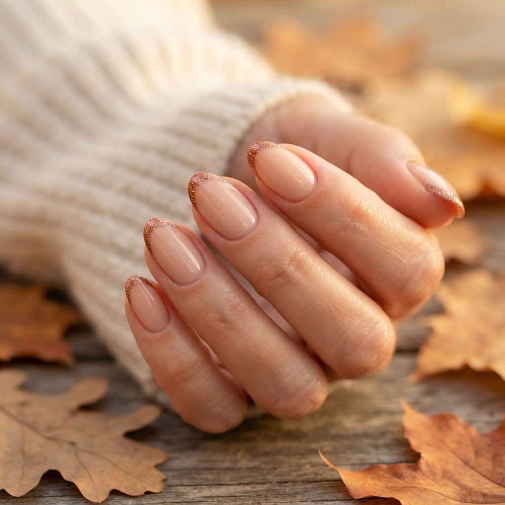  Glitter French Tips