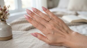 Pink Almond Nails