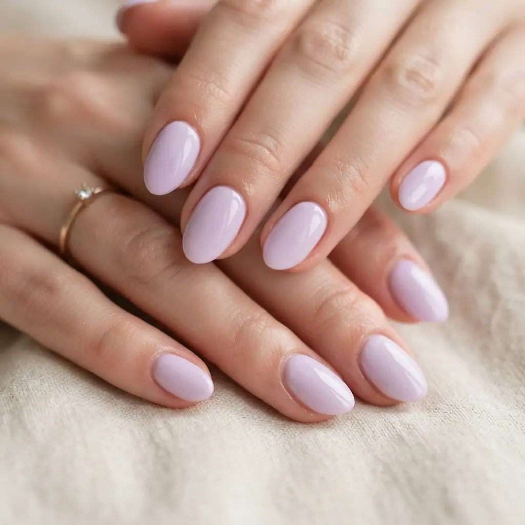  Lavender Almond Nails