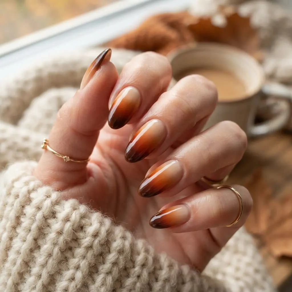 Fall Ombre Nails