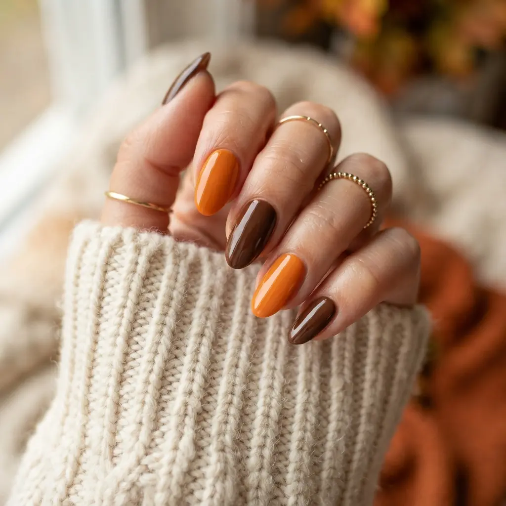 Orange And Brown Mix