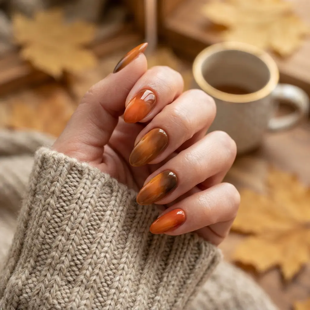 Maple Inspired Nails