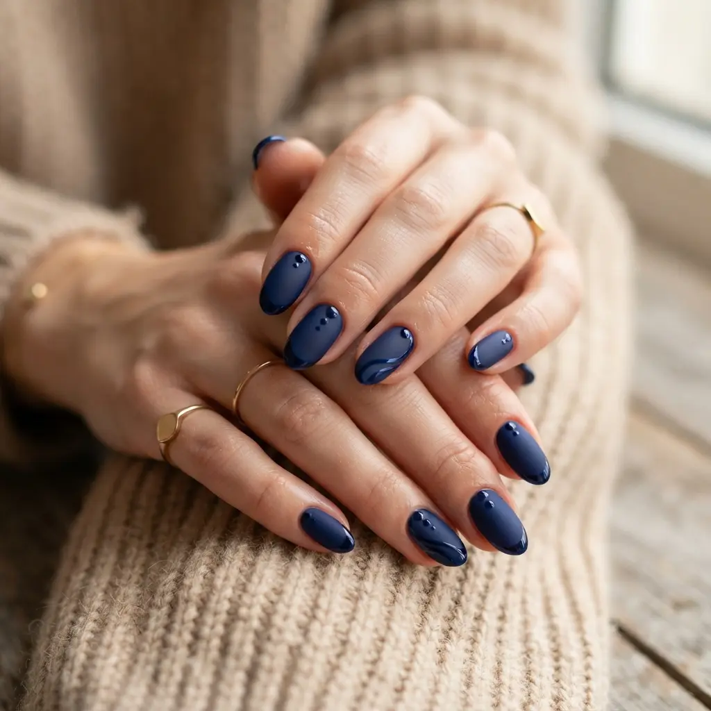  Matte Blue With Glossy Details