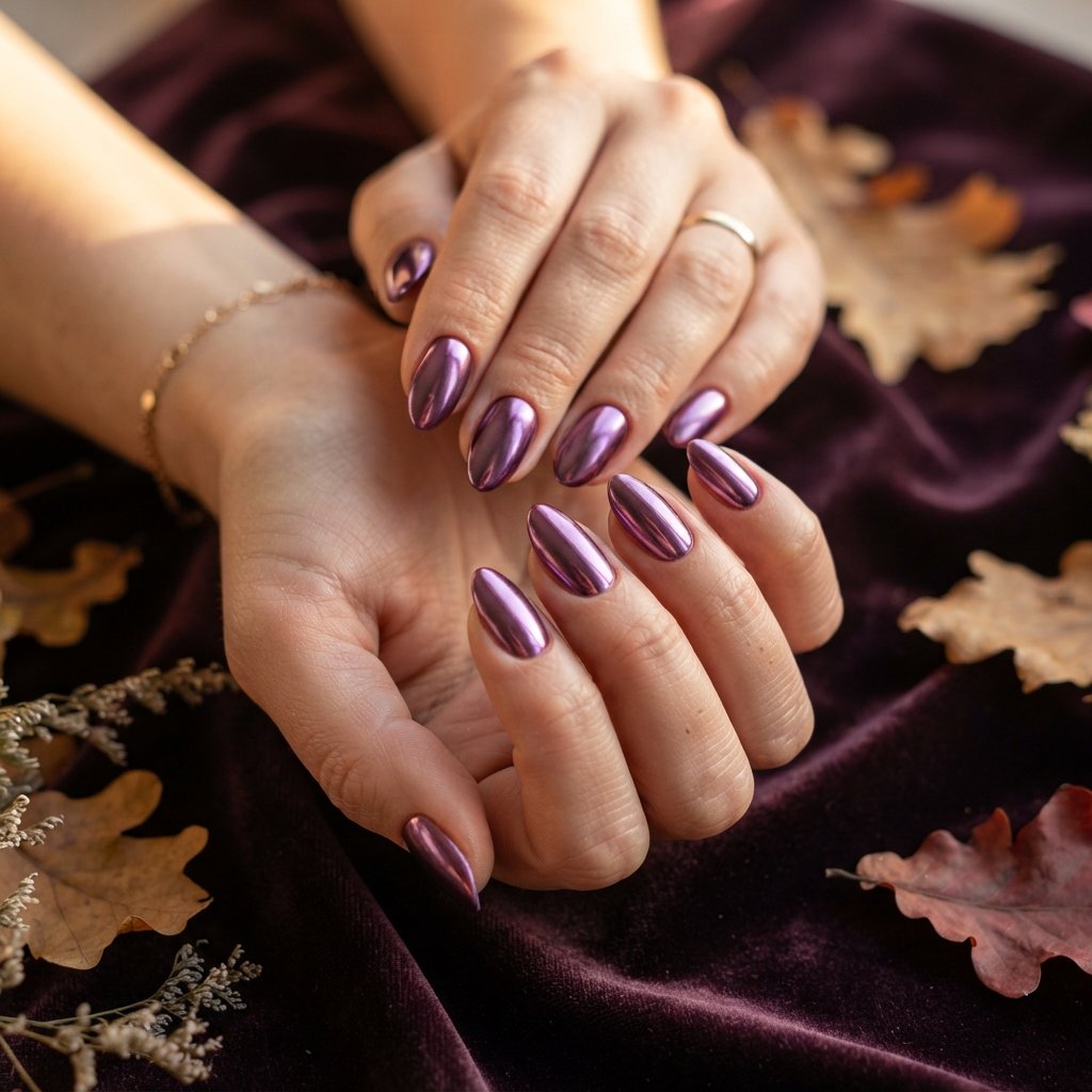  Metallic Purple Nails