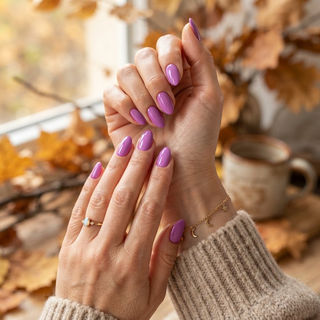  Orchid Purple Nails
