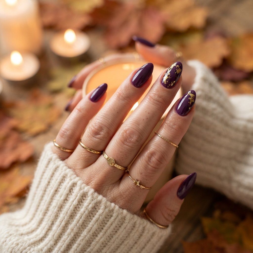 Purple and Gold Accent
