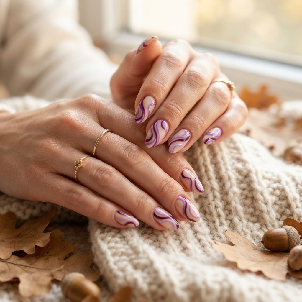  Purple Swirl Design