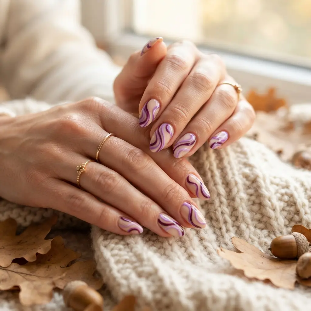  Purple Swirl Design