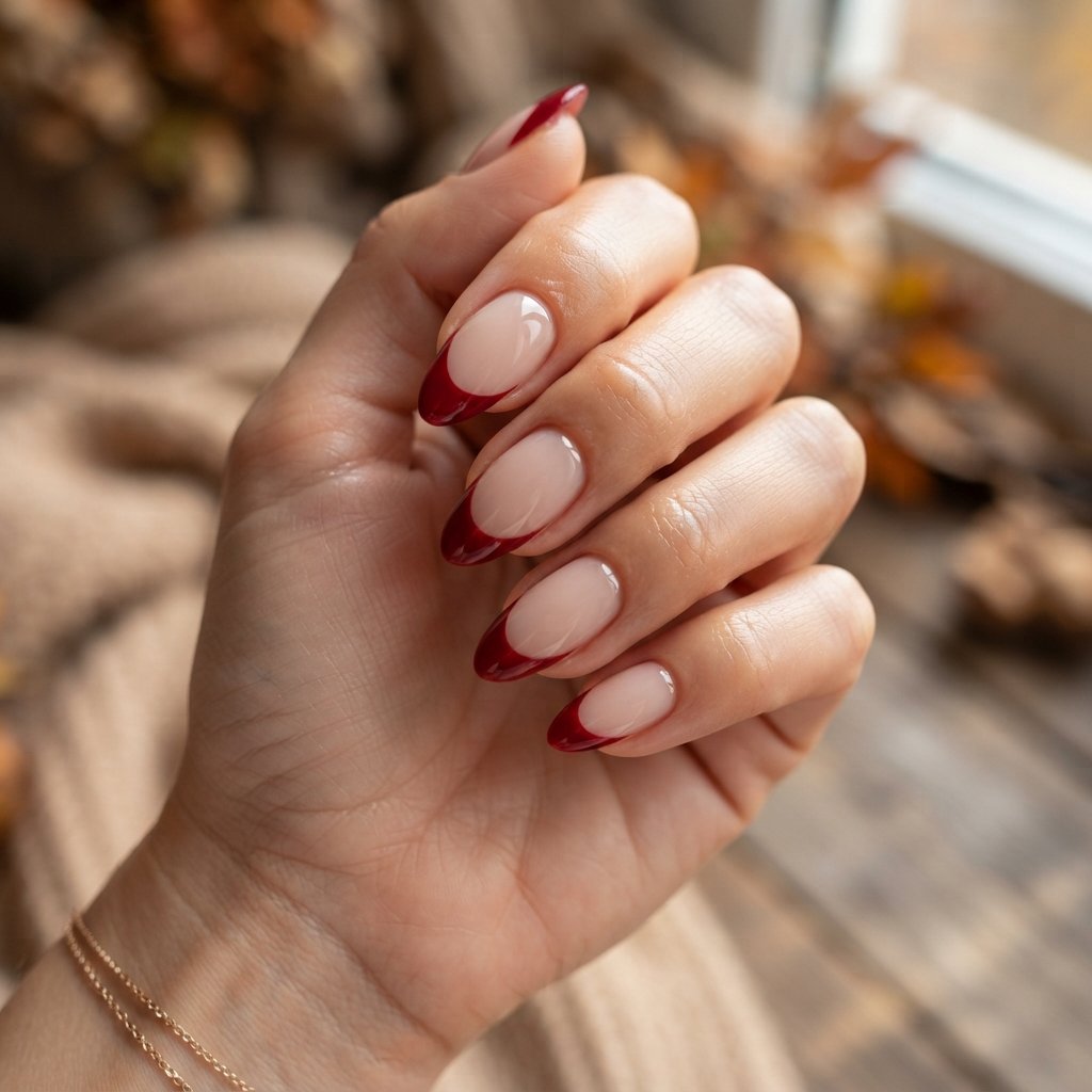 Red French Tips